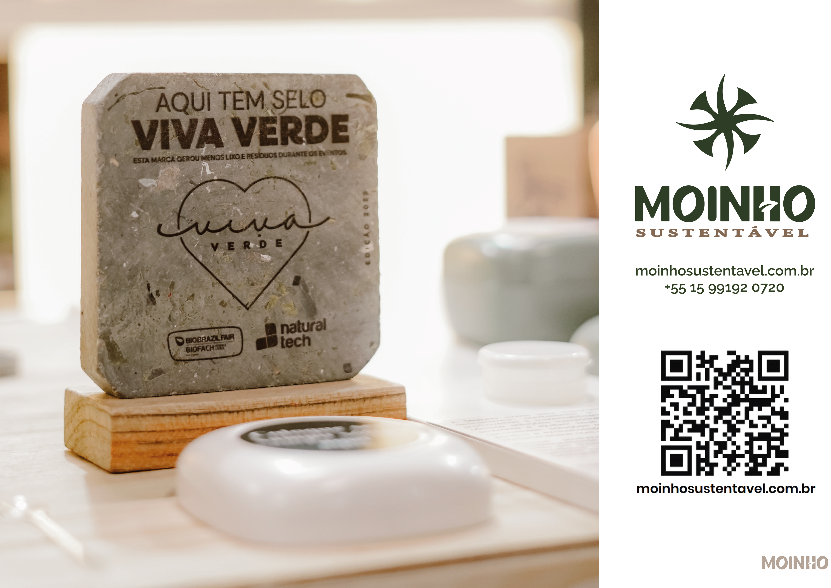 Leia mais sobre o artigo Moinho conquista selo Viva Verde na Naturaltech 2025